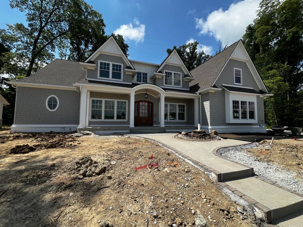 New Build, No Problem - Full Broadcast Flake Floor at Indianapolis Home-A-Rama image