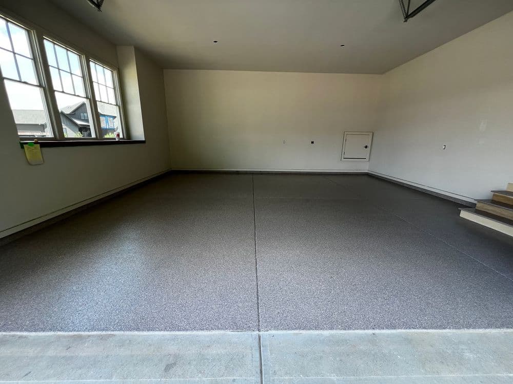 Gallery photos for New Build, No Problem - Full Broadcast Flake Floor at Indianapolis Home-A-Rama: Image #2