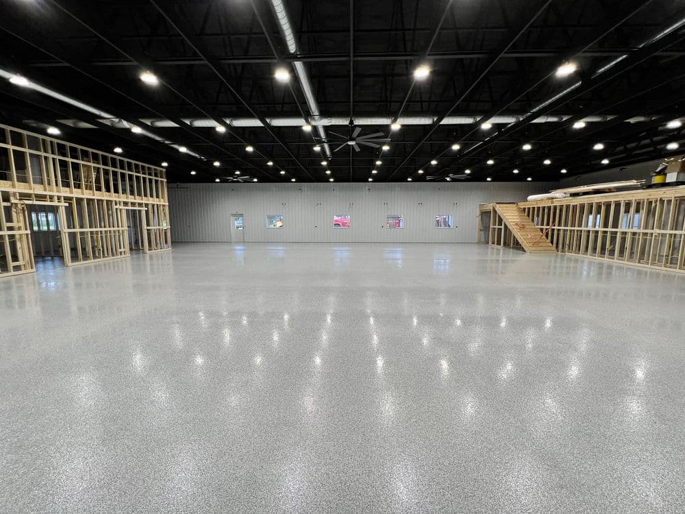 Flake Epoxy Floor Coating for a Large Event Center Space image
