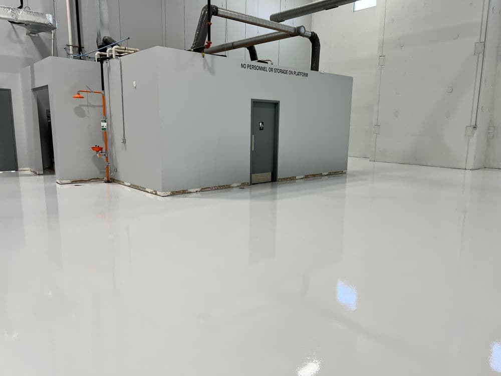 Project Solid Color Epoxy Floor Coating for Isotopia in Westfield image