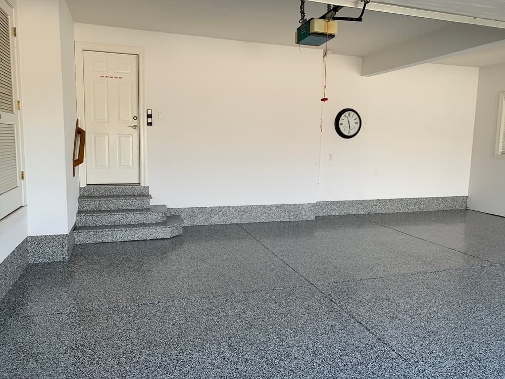 Nightfall Flake Epoxy Floor Done Right in Noblesville image