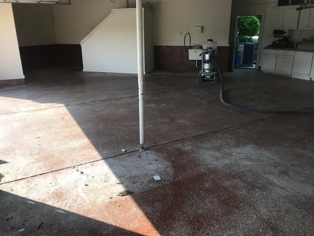 Click to See the Transformation! Garage Floor Coating in Fishers image